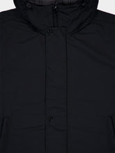 Stone Island Black Hooded Jacket with Anti-Drop