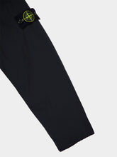 Stone Island Black Hooded Jacket with Anti-Drop
