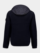 Stone Island Navy Blue Wind-Resistant Hooded Blouson