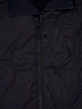 Stone Island Navy Blue Wind-Resistant Hooded Blouson