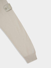 Stone Island Beige Crewneck Jumper with Ribbed Details