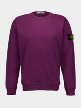 Stone Island Burgundy Crewneck Sweatshirt