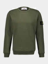 Stone Island Musk Green Crewneck Sweatshirt