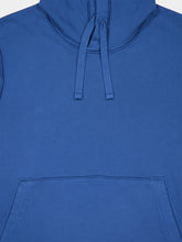 Stone Island Avio Blue Hooded Sweatshirt with Pouch Pocket