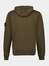 Stone Island Military Green Hooded Sweatshirt