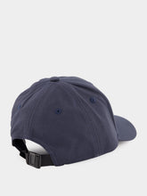 Stone Island Navy Blue 6-Panel Cap with Strap