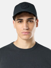 Stone Island Black 6-Panel Cap with Adjustable Strap