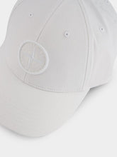 Stone Island White Compass-Embroidered Cap
