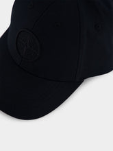 Stone Island Black Compass-Embroidered Cap