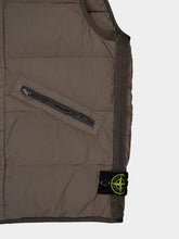 Stone Island Walnut Brown Down Zip Vest