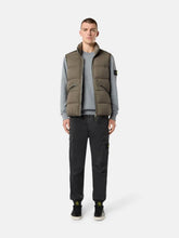 Stone Island Walnut Brown Down Zip Vest