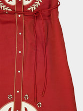 Alémais Rust Duke Embroidered Shirtdress