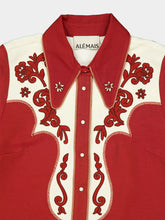 Alémais Rust Duke Embroidered Shirt