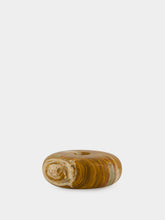 Zaconi Sora Cairn Onyx Medium Candle Holder in Forest Veil