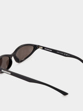 Balenciaga Black Neo Oval 2.0 Sunglasses