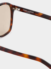 Saint Laurent Havana SL 596 Dune Aviator Sunglasses