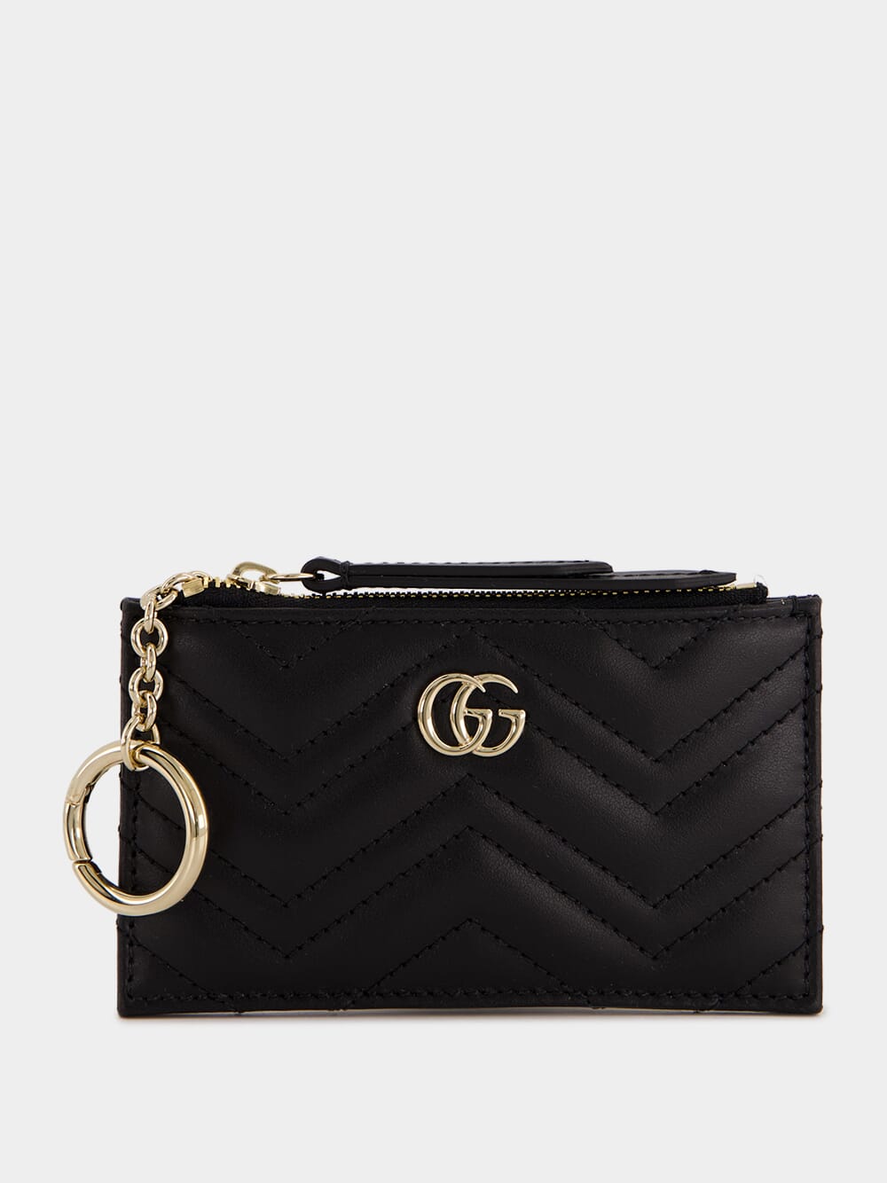 GG Marmont Zip Key Case