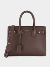 Saint Laurent Arabica Brown Sac de Jour Baby Leather Bag