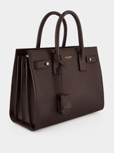 Saint Laurent Arabica Brown Sac de Jour Baby Leather Bag