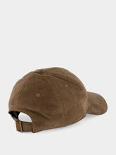 Saint Laurent Khaki Corduroy Baseball Cap
