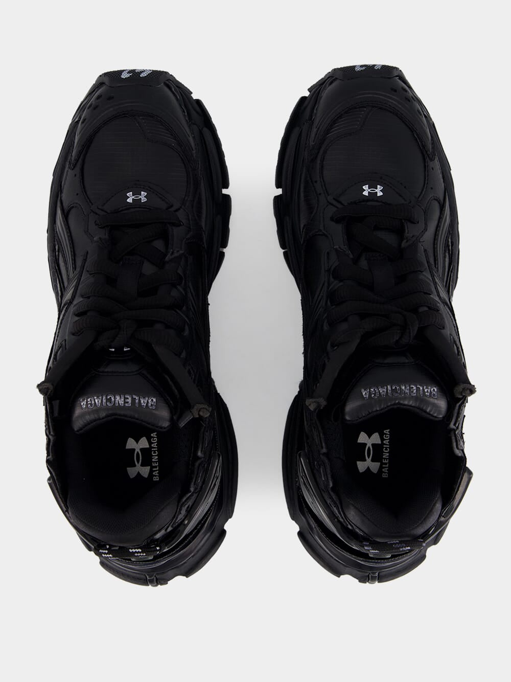 Black Ripstop Runner Sneakers