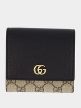 Gucci Ebony and Black GG Marmont Mini Wallet