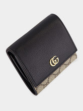Gucci Ebony and Black GG Marmont Mini Wallet