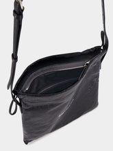 Balenciaga Black Leather Crossbody Pouch Bag