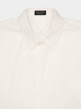 Balenciaga White Minimal Poplin Shirt