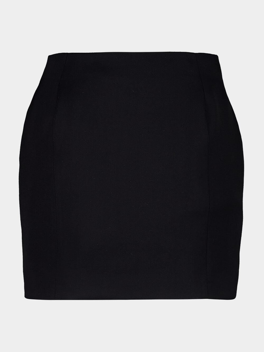 Black Hourglass Mini Skirt