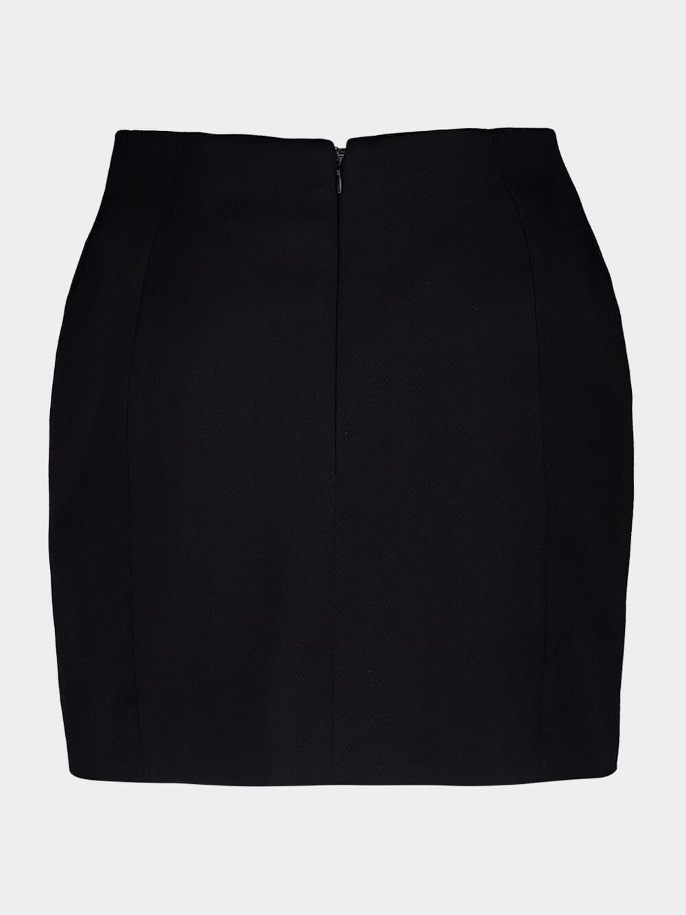 Black Hourglass Mini Skirt