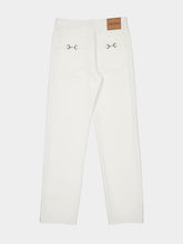 Gucci White Straight-Leg Denim Jeans