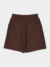 Gucci Brown GG Canvas Linen Blend Shorts