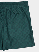 Gucci Glade Green GG Nylon Swim Shorts