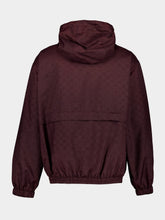 Gucci Dark Purple Lightweight GG Nylon Jacket