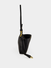Balenciaga Black Rodeo Sling Leather Pochette