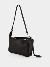 Balenciaga Black Rodeo Sling Leather Pochette