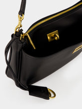 Balenciaga Black Rodeo Sling Leather Pochette