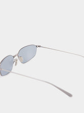 Balenciaga Invisible 2.0 Oval Sunglasses in Navy