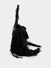 Balenciaga Black Rodeo Medium Handbag with Fringes