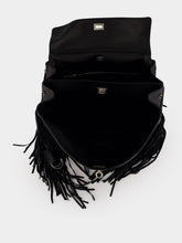 Balenciaga Black Rodeo Medium Handbag with Fringes