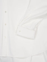 Balenciaga White Cotton-Silk Train Shirt
