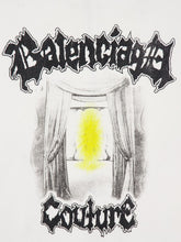 Balenciaga White Zip-Up Cotton Couture Hooded Sweatshirt