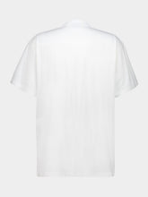 Balenciaga White Wet Brush Graphic Cotton T-Shirt