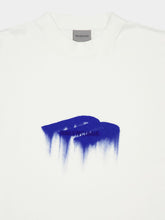 Balenciaga White Wet Brush Graphic Cotton T-Shirt