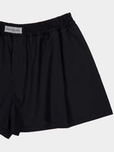 Balenciaga Black A-Line Wool Boxer Shorts