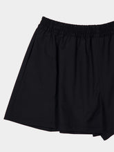 Balenciaga Black A-Line Wool Boxer Shorts