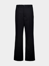 Balenciaga Black Too Far Wide-Leg Tailored Pants