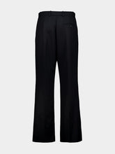 Balenciaga Black Too Far Wide-Leg Tailored Pants