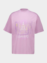 Balenciaga Old Pink Graphic Cotton T-Shirt